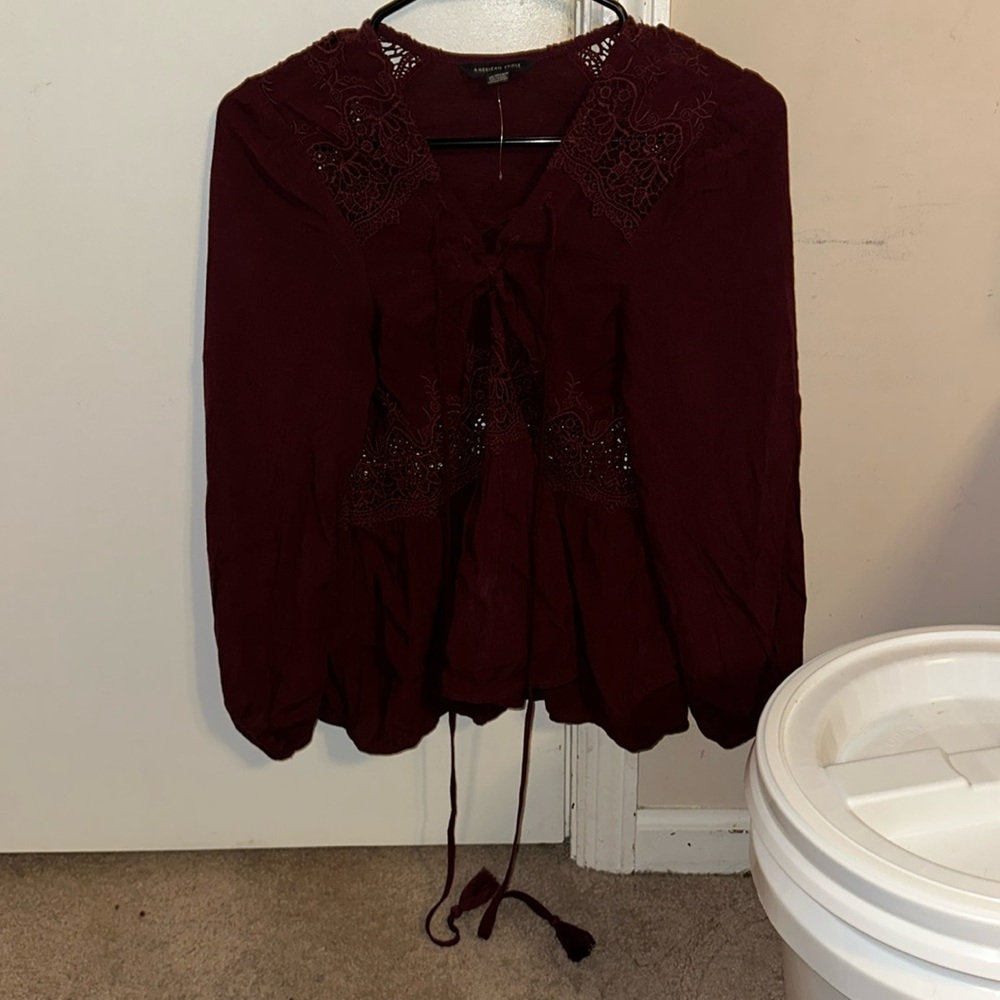 Women’s Maroon Blouse